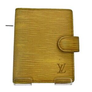Louis Vuitton Epi Mini Agenda Notebook Cover Yellow